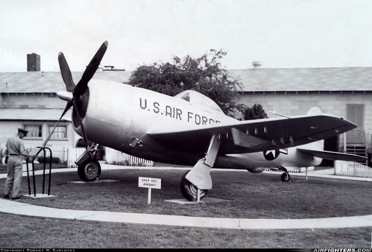 USA - Air Force Republic P-47N Thunderbolt 44-89348 at San Antonio - Lackland AFB / Kelly Field Annex (Kelly AFB) (SKF / KSKF), USA