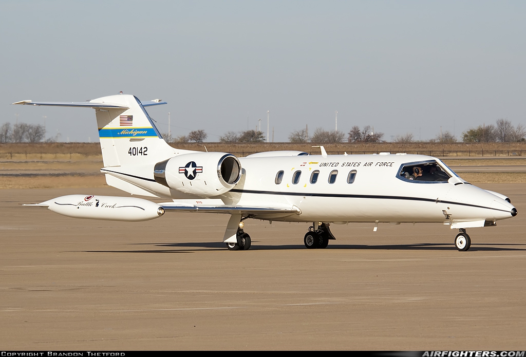 USA - Air Force Learjet C-21A 84-0142 at Fort Worth - Alliance (AFW / KAFW), USA