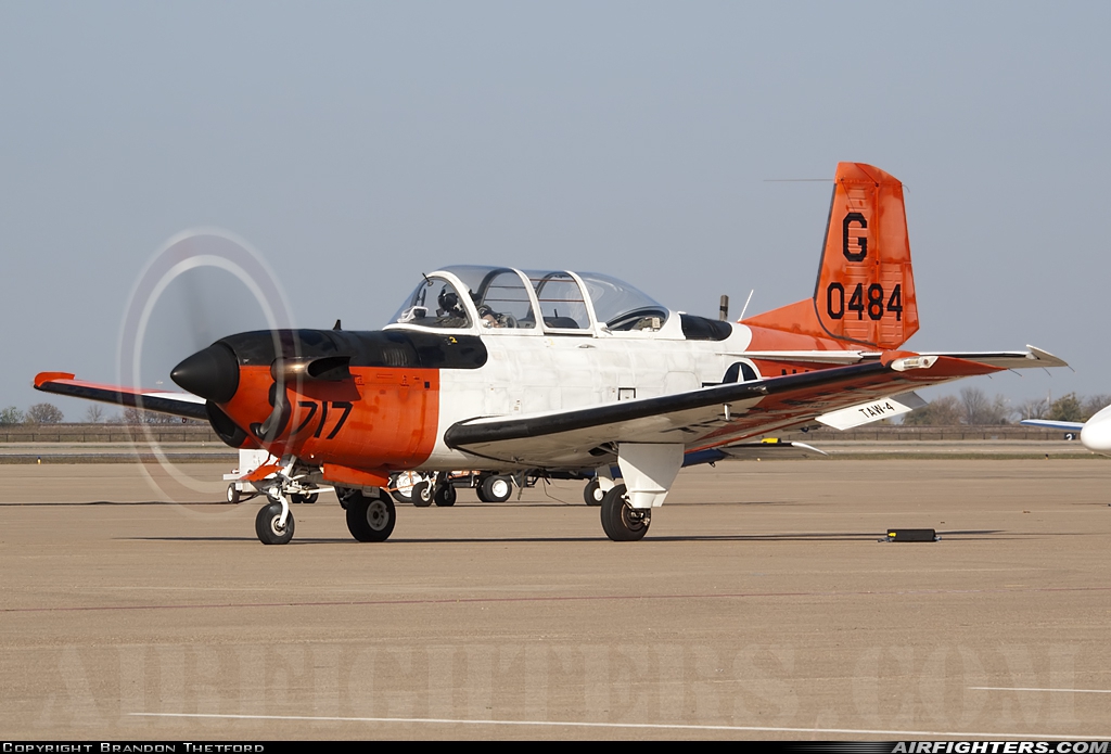 USA - Navy Beech T-34C Turbo Mentor (45) 160484 at Fort Worth - Alliance (AFW / KAFW), USA