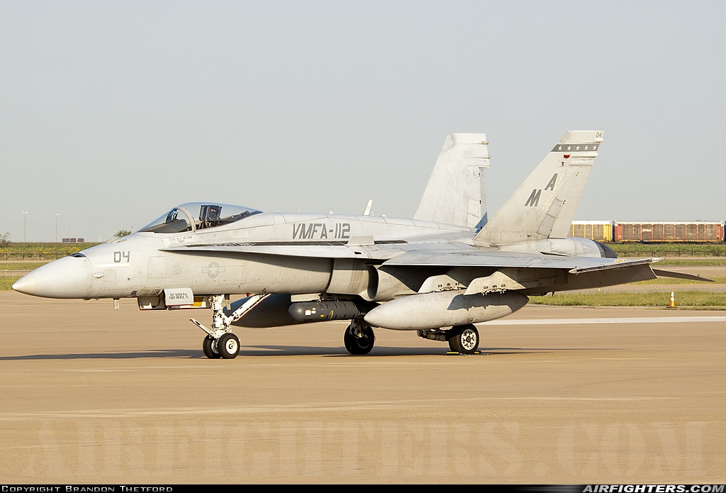 USA - Marines McDonnell Douglas F/A-18A+ Hornet 162452 at Fort Worth - Alliance (AFW / KAFW), USA