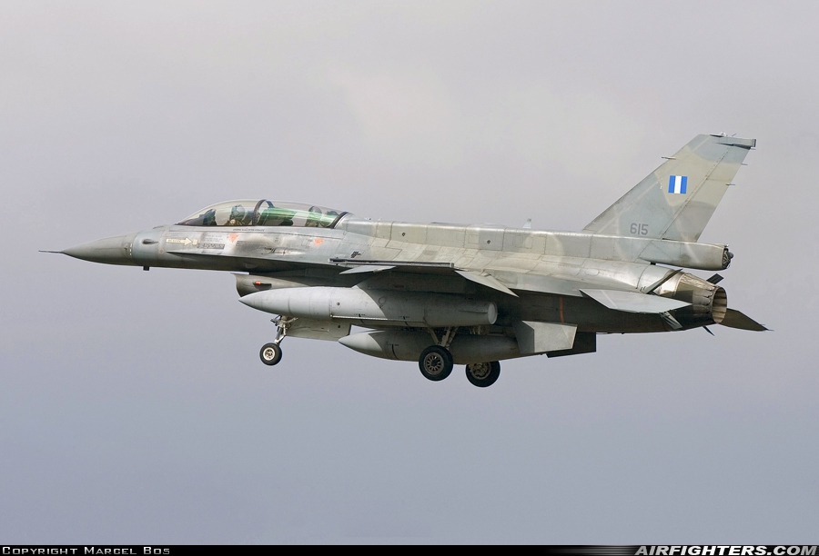 Greece - Air Force General Dynamics F-16D Fighting Falcon 615 at Uden - Volkel (UDE / EHVK), Netherlands