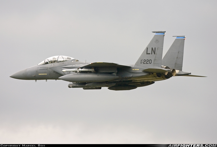 USA - Air Force McDonnell Douglas F-15E Strike Eagle 97-0220 at Uden - Volkel (UDE / EHVK), Netherlands