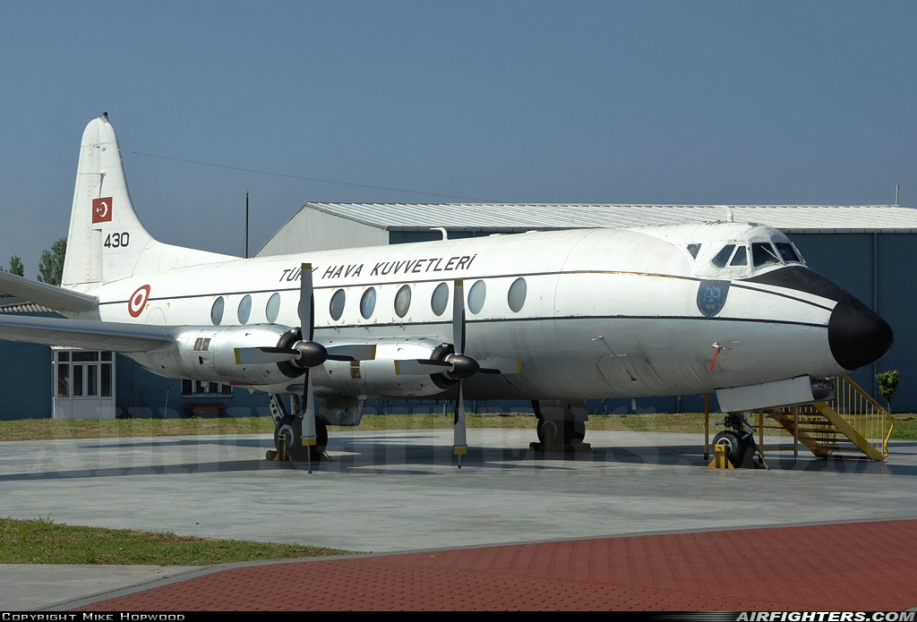 Türkiye - Air Force Vickers 794D Viscount 58-430 at Istanbul - Ataturk (Yesilkoy) (IST / LTBA), Türkiye