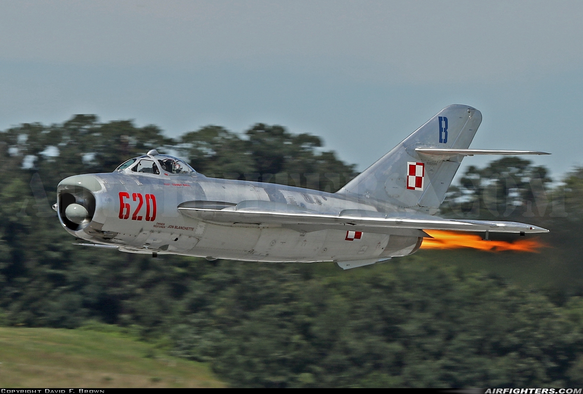 Private - Randy Ball Fighter Jets Inc Mikoyan-Gurevich Lim-5P NX620PF at Lancaster Airport (LNS / KLNS), USA