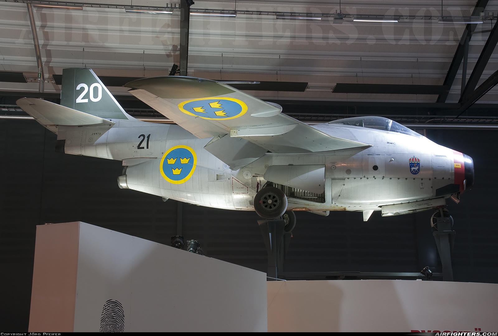 Sweden - Air Force Saab S29C Tunnan 29970 at Linkoping - Malmen (ESCF), Sweden