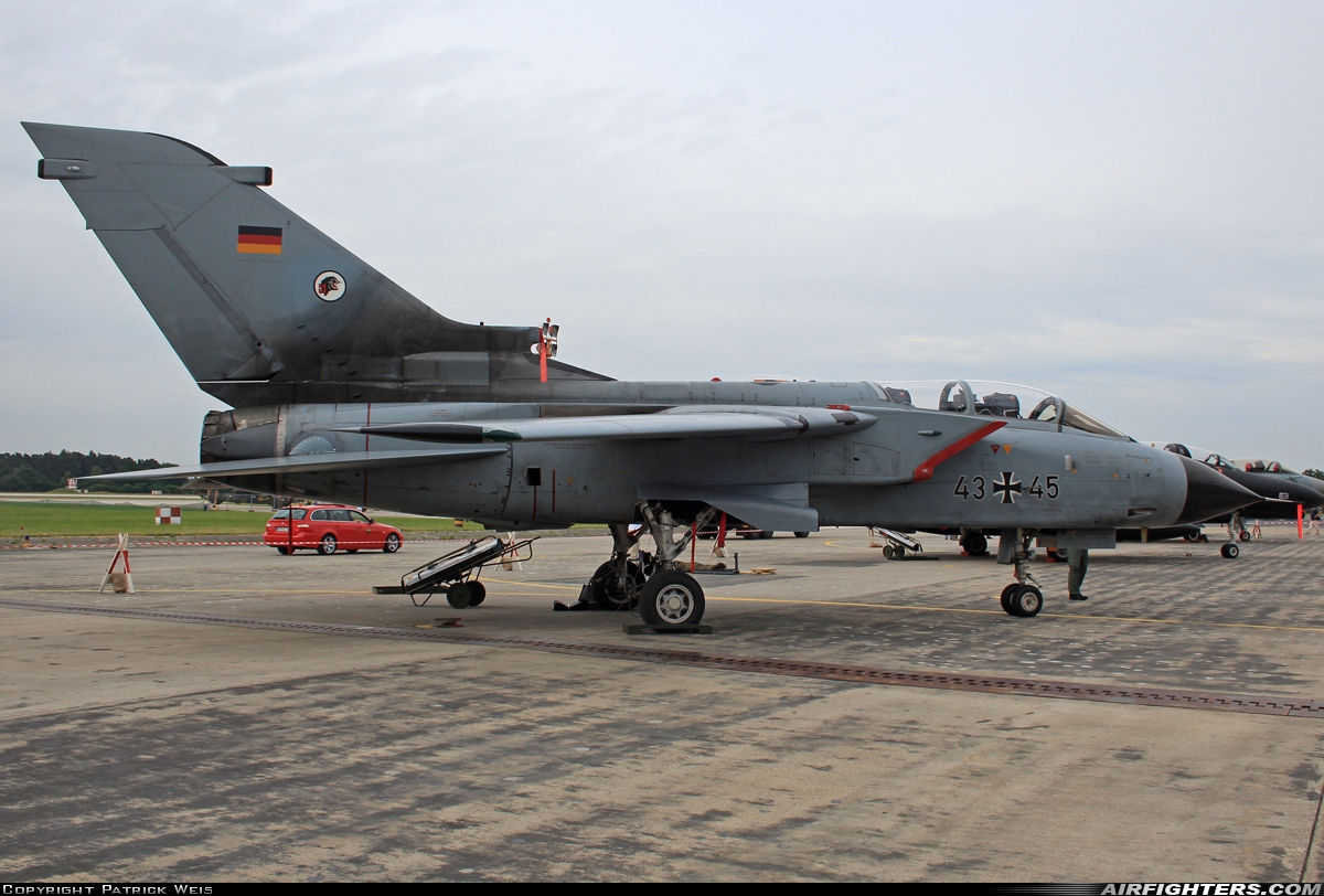 Germany - Air Force Panavia Tornado IDS(T) 43+45 at Ingolstadt - Manching (ETSI), Germany