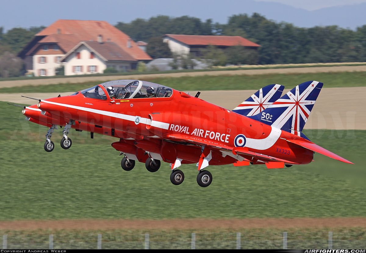 UK - Air Force British Aerospace Hawk T.1A XX323 at Payerne (LSMP), Switzerland