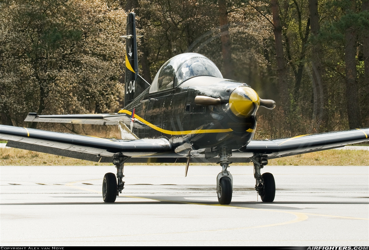 Netherlands - Air Force Pilatus PC-7 Turbo Trainer L-04 at Bergen op Zoom - Woensdrecht (WOE / BZM / EHWO), Netherlands