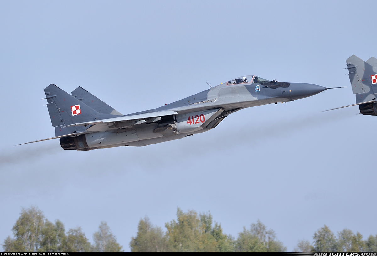 Poland - Air Force Mikoyan-Gurevich MiG-29G (9.12A) 4120 at Minsk Mazowiecki (EPMM), Poland