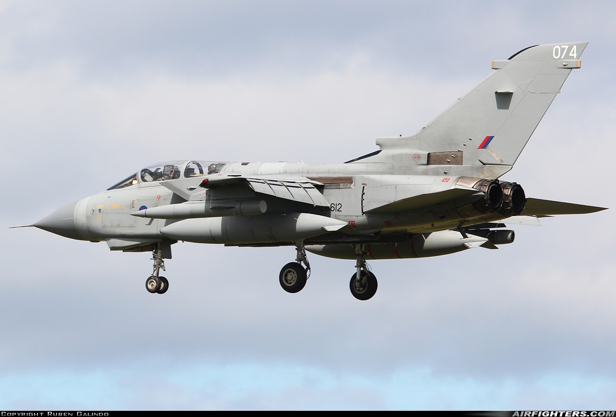 UK - Air Force Panavia Tornado GR4 ZA612 at Lossiemouth (LMO / EGQS), UK