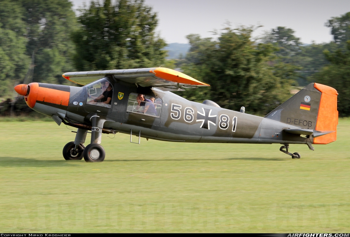 Private Dornier Do-27A4 D-EFOB at Soest/Bad Sassendorf (EDLZ), Germany
