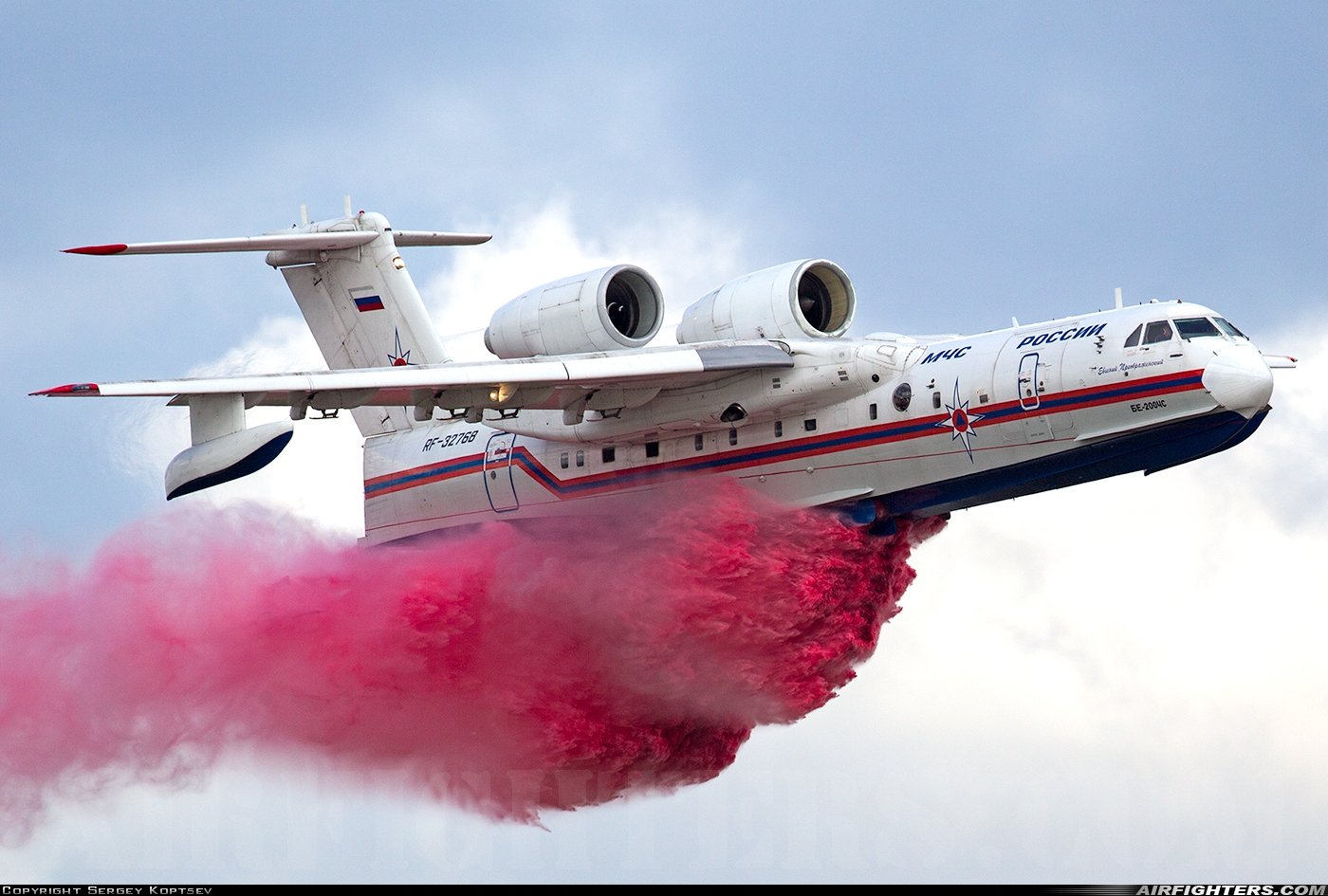Russia - MChS Rossii - Ministry for Emergency Situations Beriev Be-200ChS RF-32768 at Moscow - Zhukovsky (Ramenskoye) (UUBW), Russia