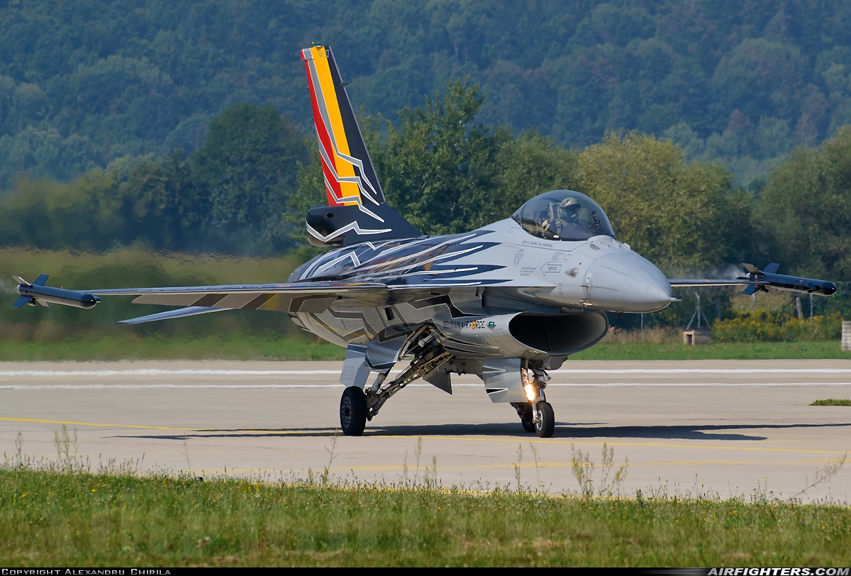 Belgium - Air Force General Dynamics F-16AM Fighting Falcon FA-123 at Sliac (LZSL), Slovakia