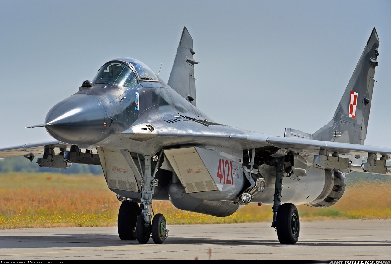 Poland - Air Force Mikoyan-Gurevich MiG-29G (9.12A) 4121 at Minsk Mazowiecki (EPMM), Poland