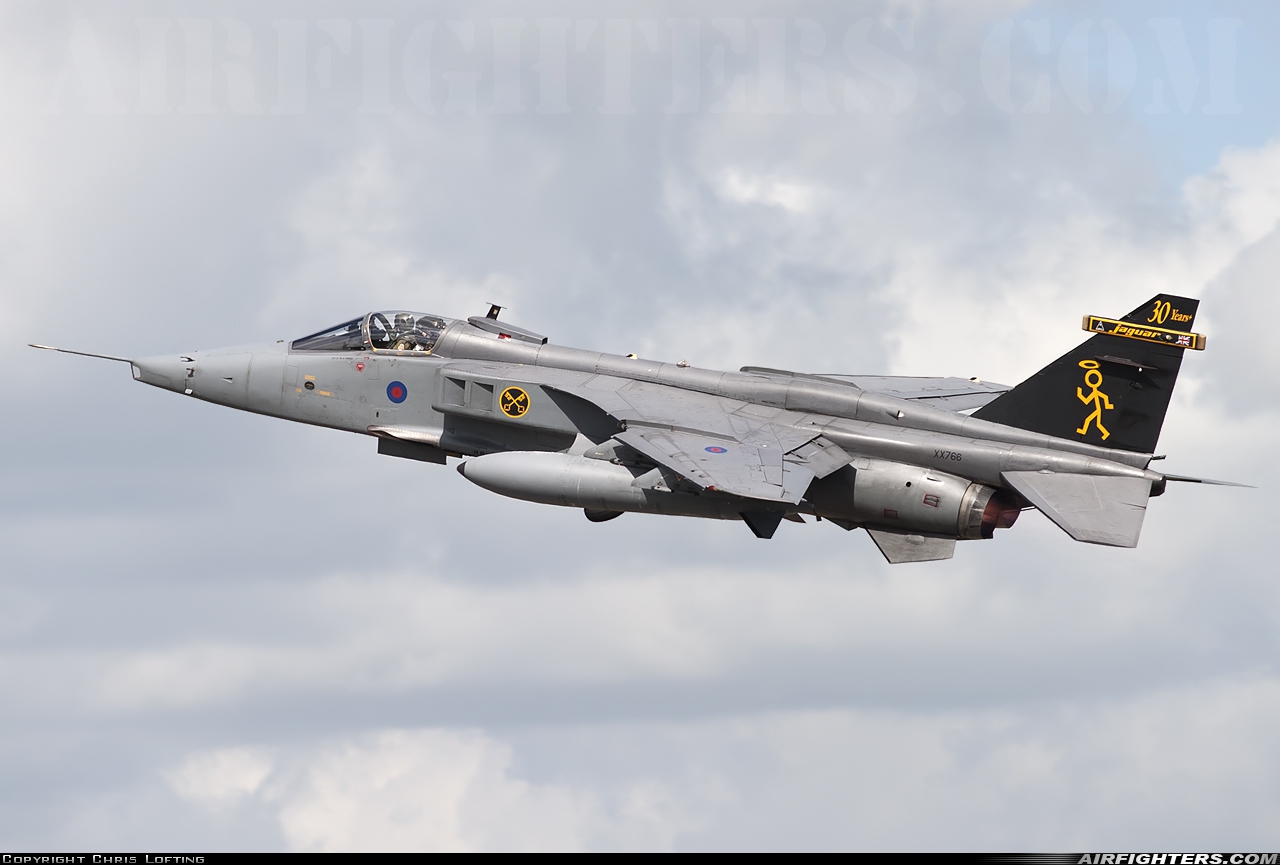 UK - Air Force Sepecat Jaguar GR3A XX766 at Coltishall (CLF / EGYC), UK