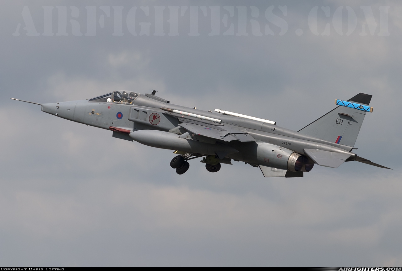 UK - Air Force Sepecat Jaguar GR3A XX970 at Coltishall (CLF / EGYC), UK