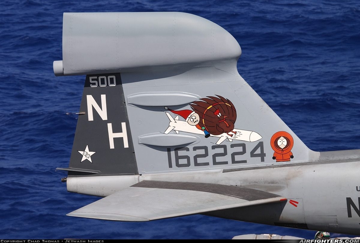 USA - Navy Grumman EA-6B Prowler (G-128) 162224 at Off-Airport - Pacific Ocean, International Airspace