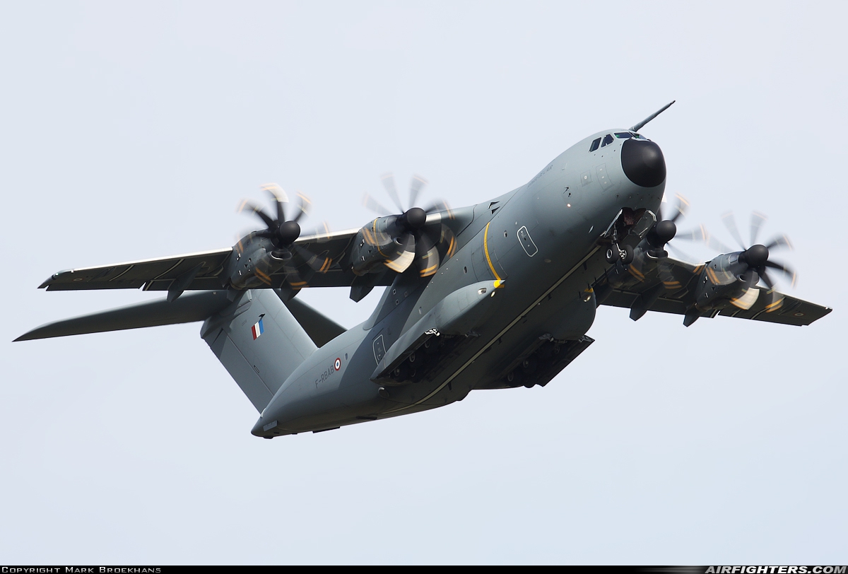 France - Air Force Airbus A400M-180 Atlas 0008 at Eindhoven (- Welschap) (EIN / EHEH), Netherlands