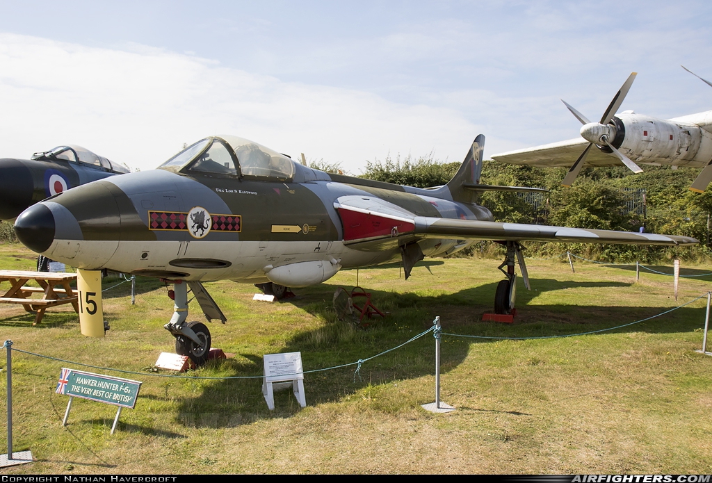 UK - Air Force Hawker Hunter F6A XF382 at Coventry - Baginton (CVT / EGBE), UK