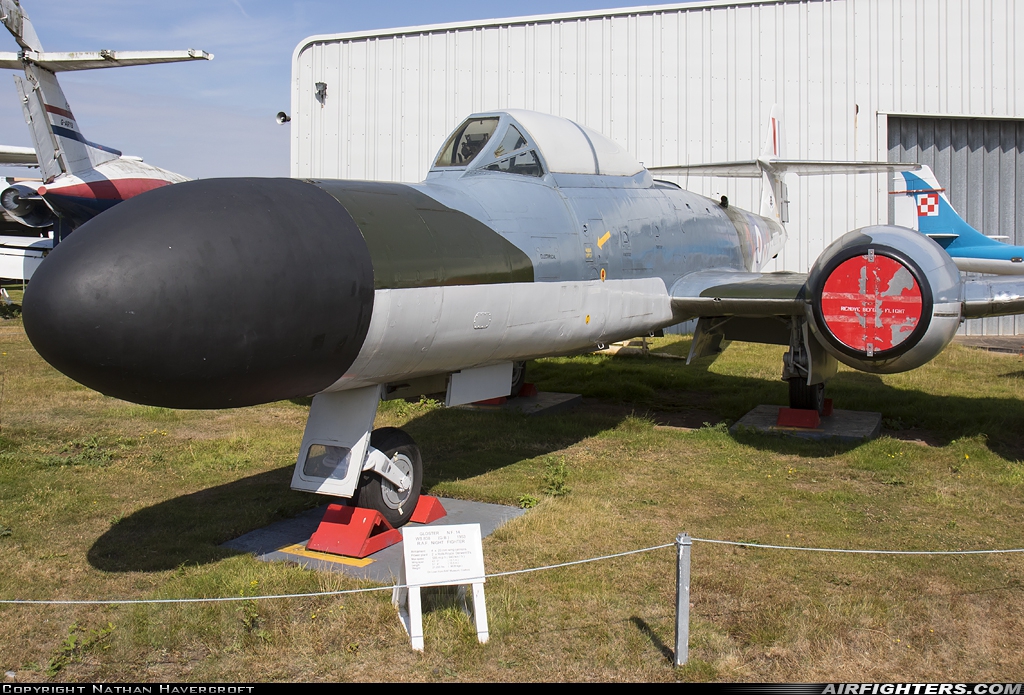 UK - Air Force Gloster Meteor NF.14 WS838 at Coventry - Baginton (CVT / EGBE), UK