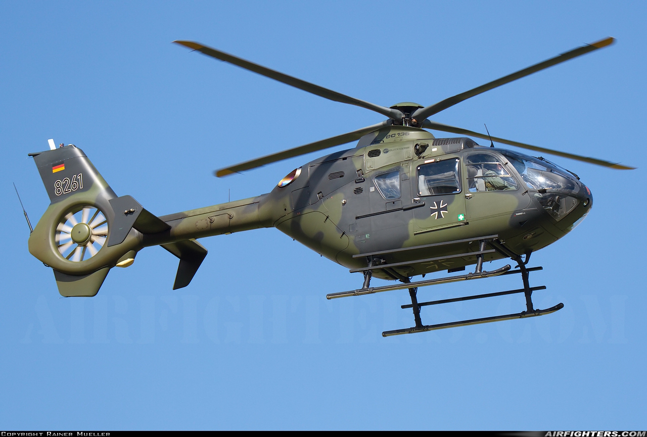 Germany - Army Eurocopter EC-135T1 82+61 at Buckeburg (- Achum) (ETHB), Germany