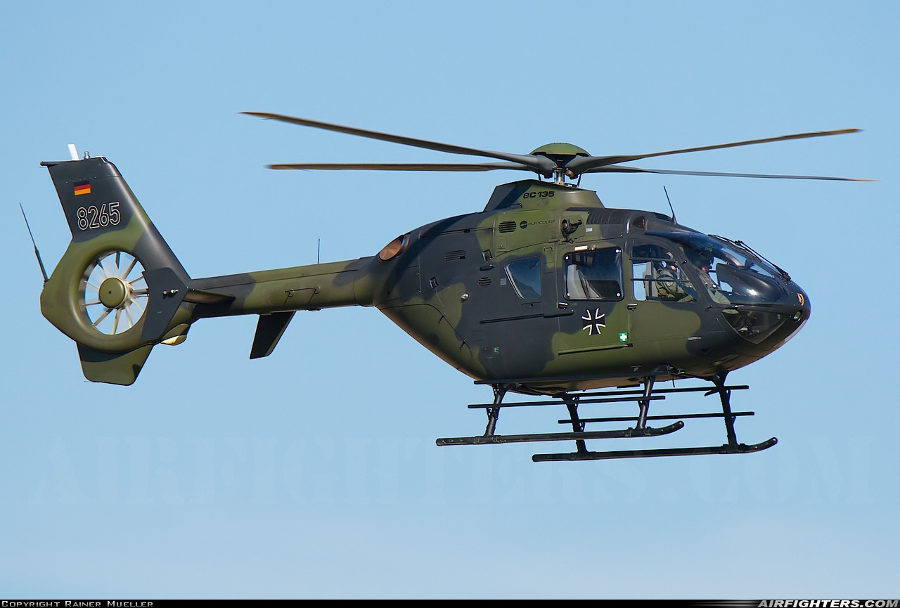 Germany - Army Eurocopter EC-135T1 82+65 at Buckeburg (- Achum) (ETHB), Germany