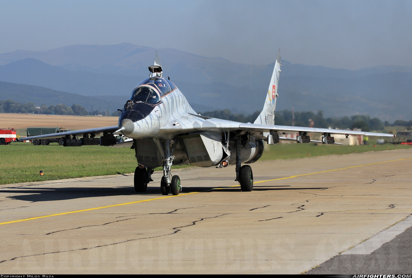 Slovakia - Air Force Mikoyan-Gurevich MiG-29UB (9.51) 1303 at Sliac (LZSL), Slovakia