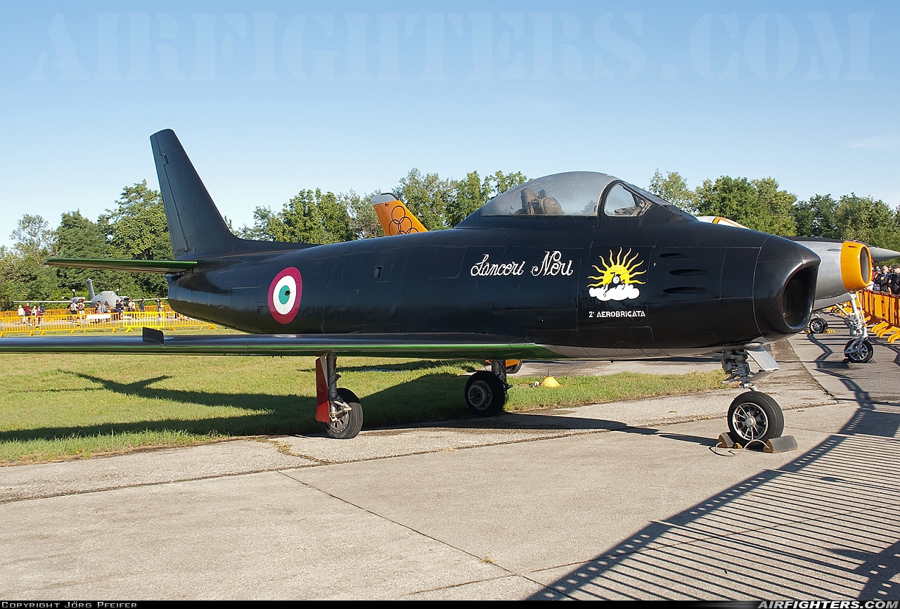 Italy - Air Force Canadair F-86E(M) Sabre 4 (CL-13) MM19596 at Rivolto (LIPI), Italy