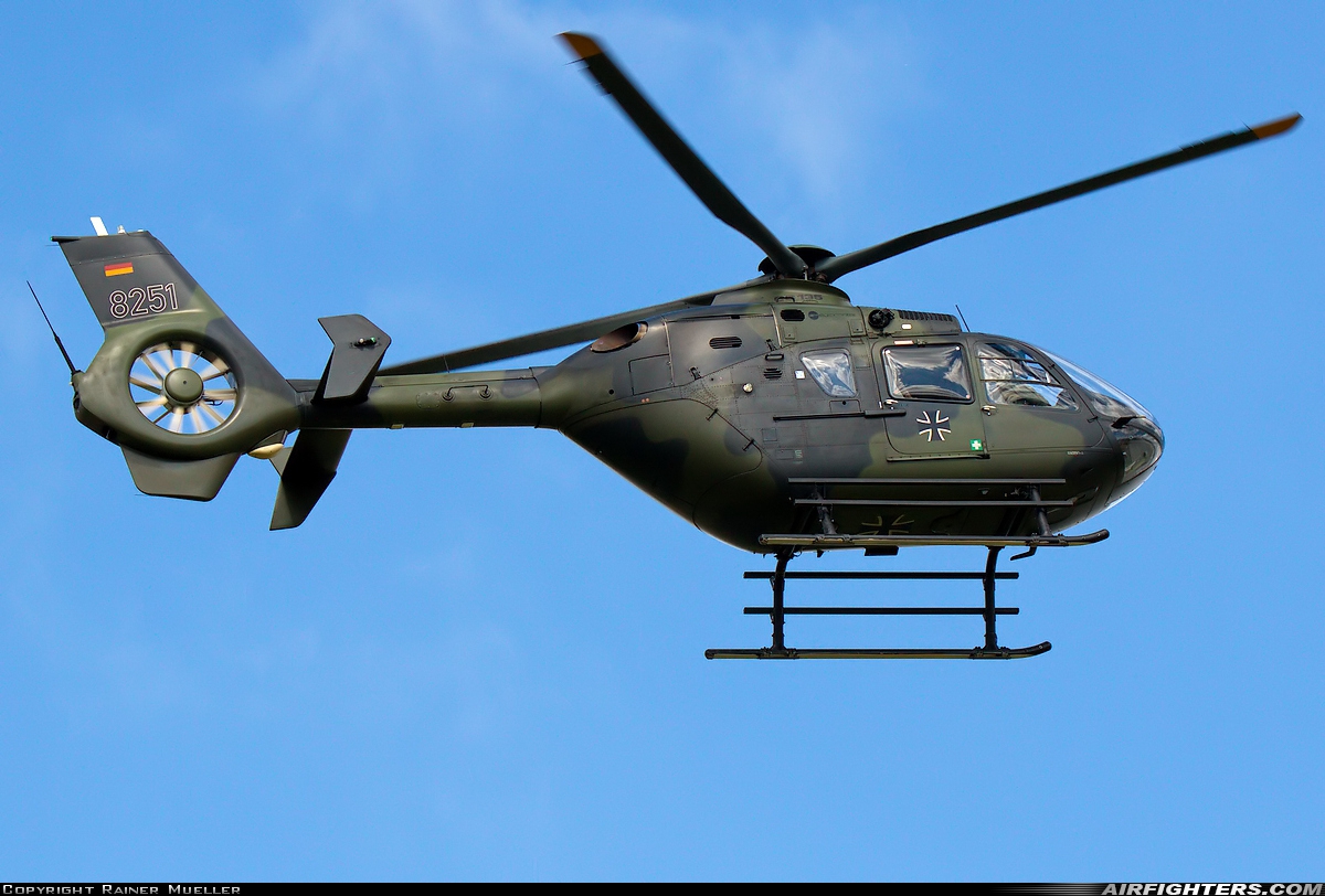 Germany - Army Eurocopter EC-135T1 82+51 at Buckeburg (- Achum) (ETHB), Germany