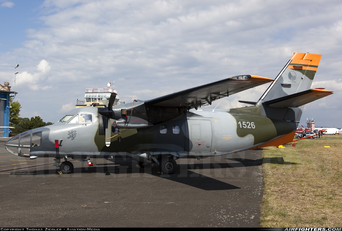 Czech Republic - Air Force LET L-410FG 1526 at Hradec Kralove (LKHK), Czech Republic