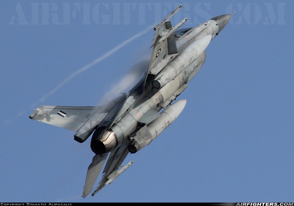 Greece - Air Force General Dynamics F-16D Fighting Falcon 144 at Tanagra (LGTG), Greece