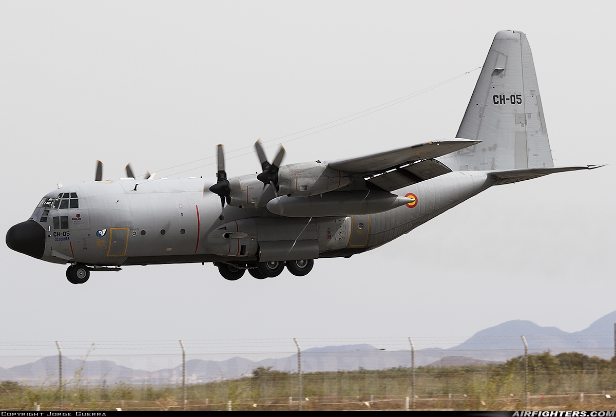 Belgium - Air Force Lockheed C-130H Hercules (L-382) CH-05 at Murcia - San Javier (MJV / LELC), Spain