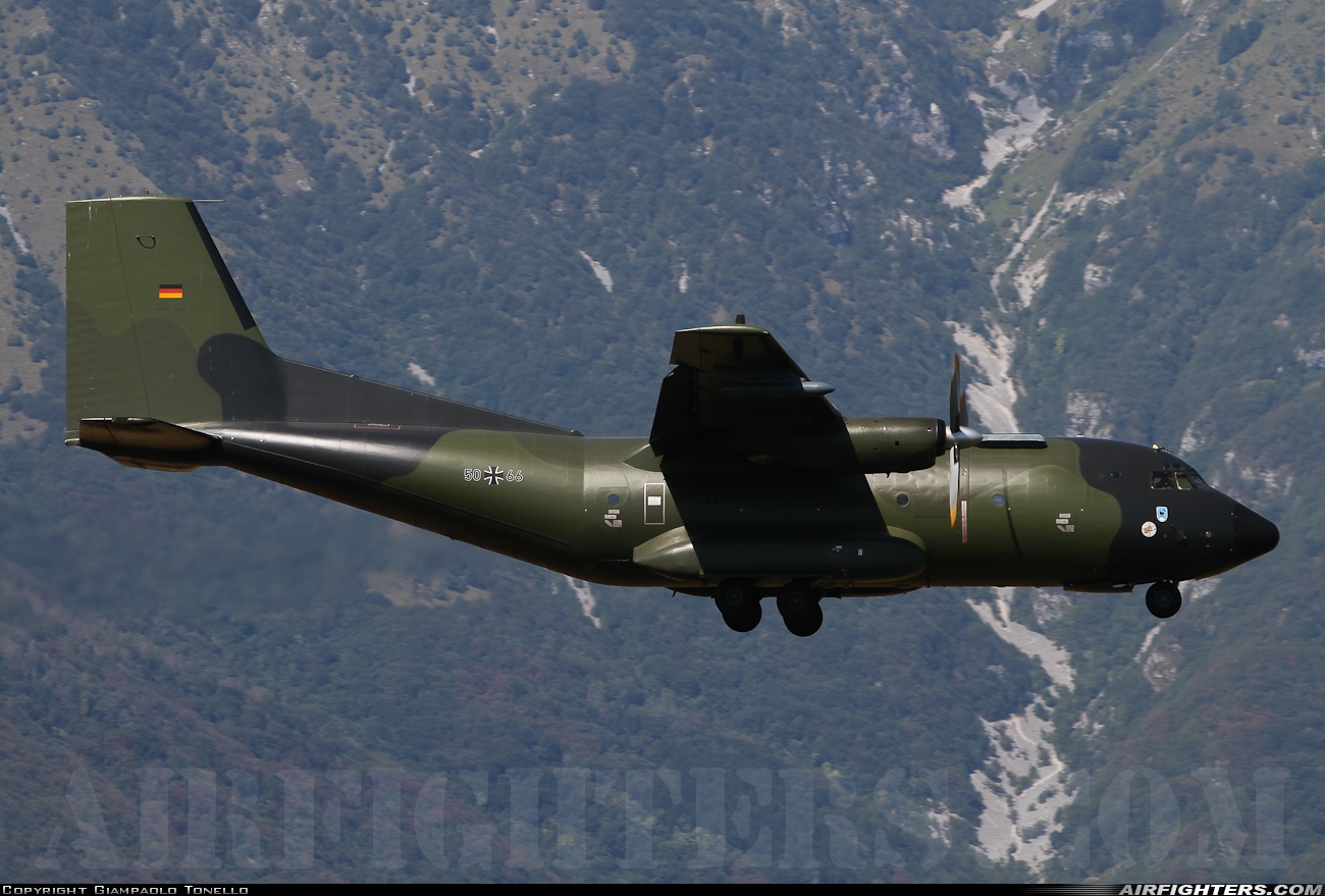 Germany - Air Force Transport Allianz C-160D 50+66 at Aviano (- Pagliano e Gori) (AVB / LIPA), Italy