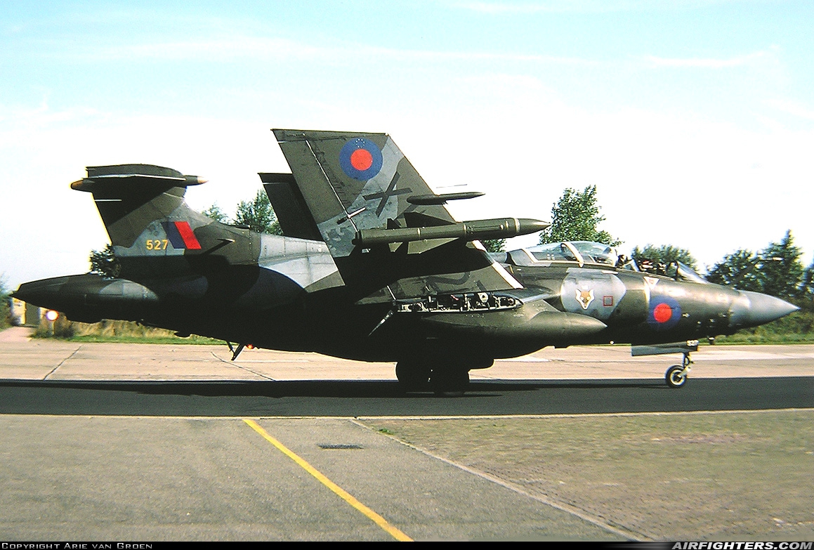 UK - Air Force Blackburn Buccaneer S.2B XW527 at Leeuwarden (LWR / EHLW), Netherlands