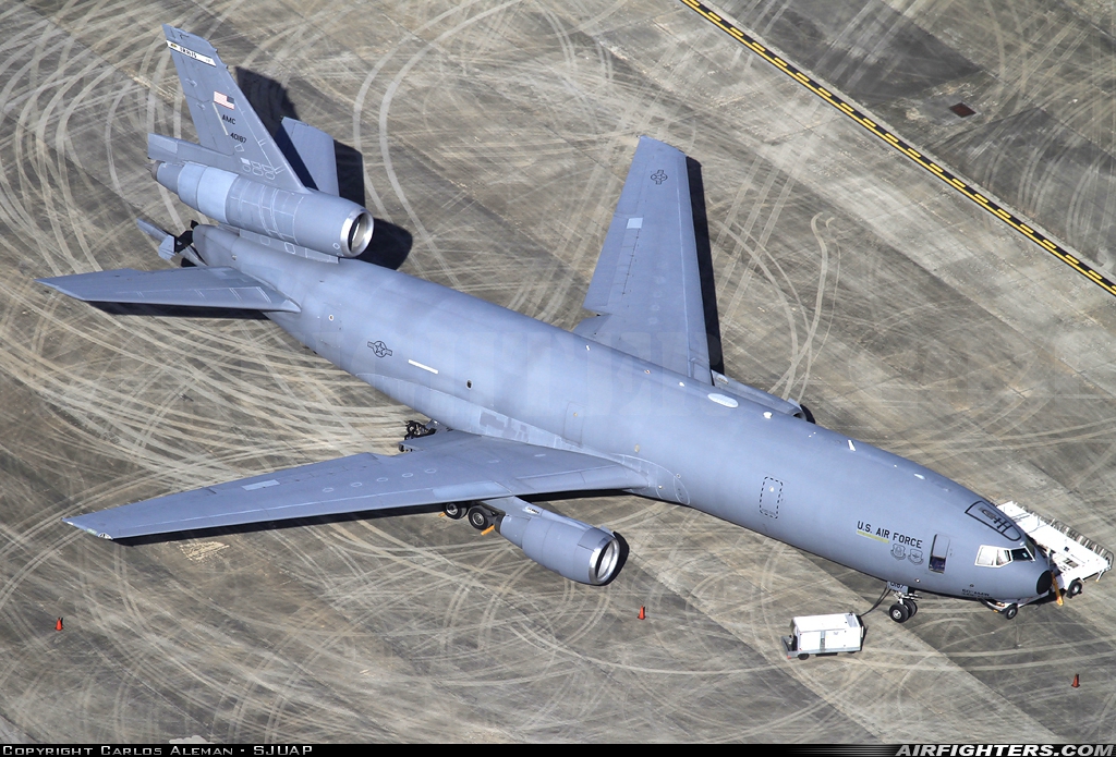 USA - Air Force McDonnell Douglas KC-10A Extender (DC-10-30CF) 84-0187 at San Juan - Luis Munoz Marin Int. (SJU / TJSJ), Puerto Rico