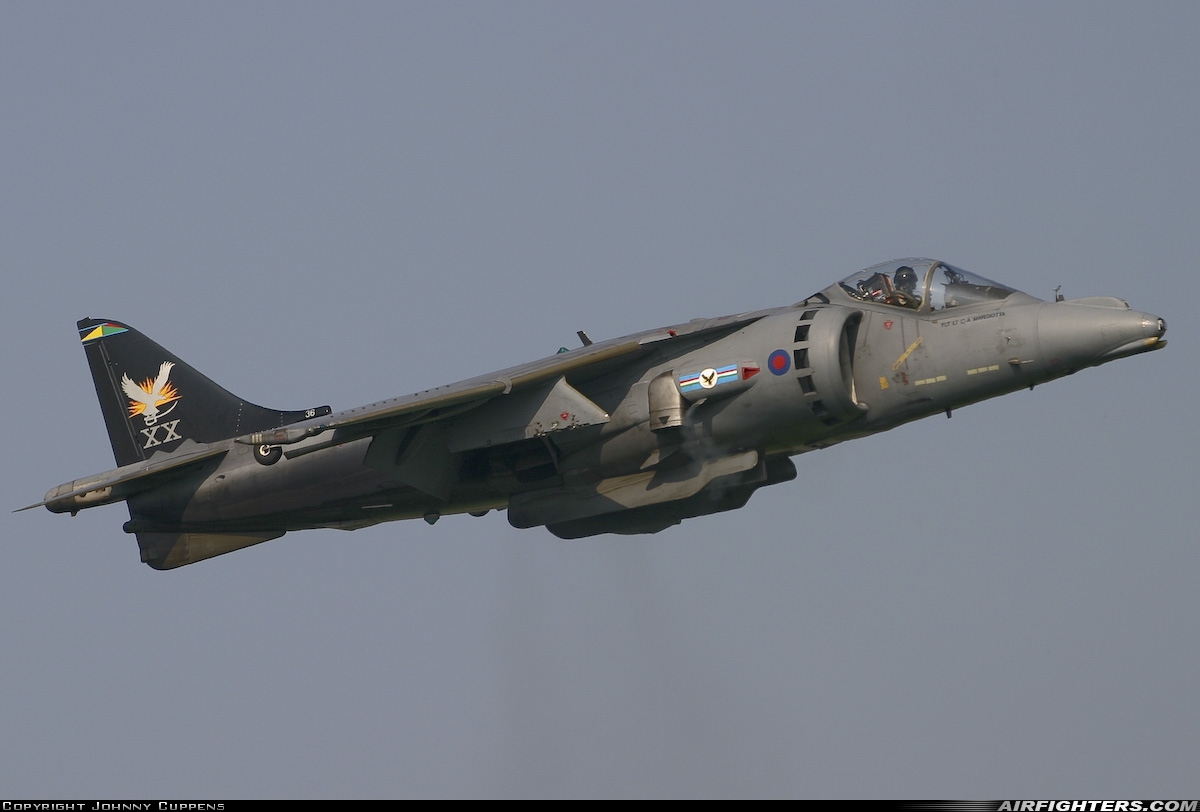 UK - Air Force British Aerospace Harrier GR.7 ZD407 at Payerne (LSMP), Switzerland