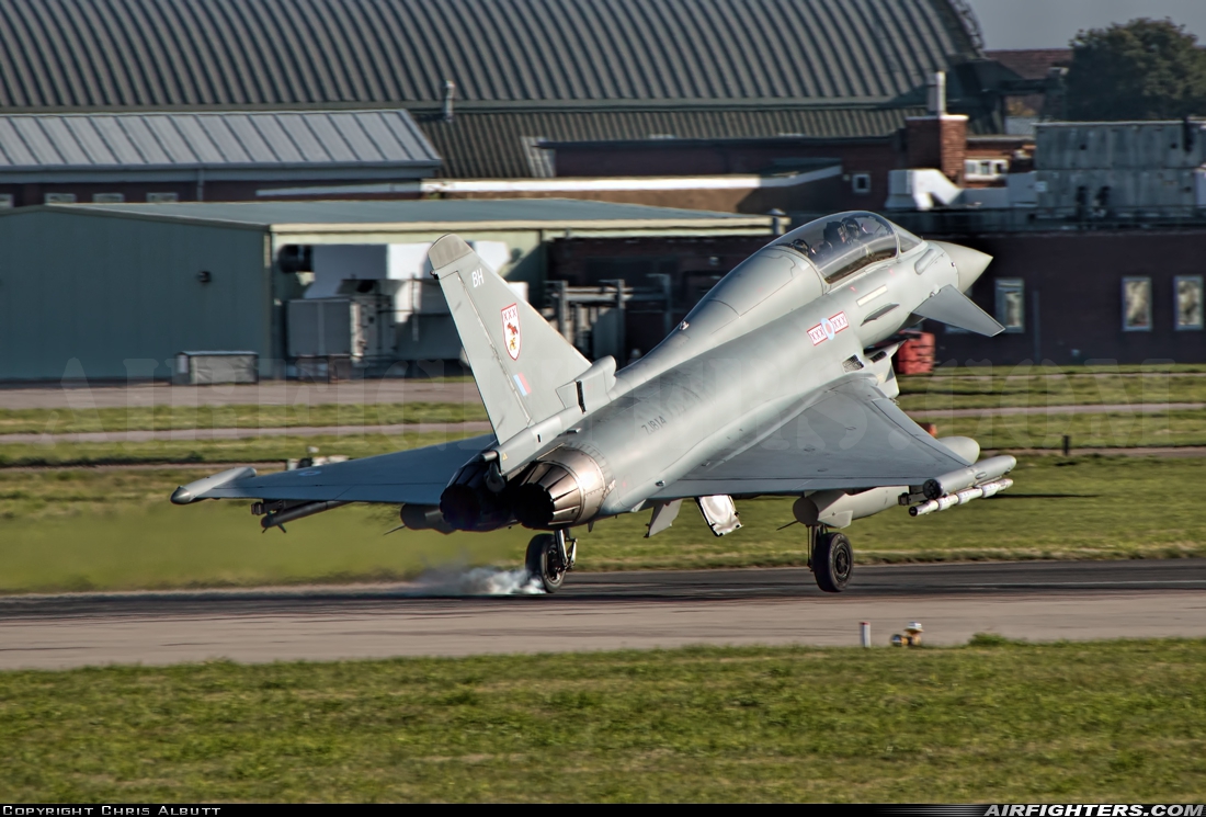 UK - Air Force Eurofighter Typhoon T3 ZJ814 at Coningsby (EGXC), UK