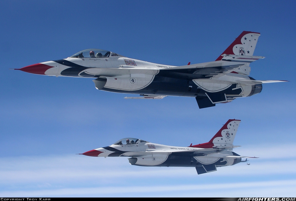 USA - Air Force General Dynamics F-16C Fighting Falcon 87-0323 at In Flight, USA