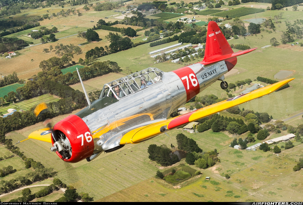 Private North American AT-6C Texan VH-NZH at In Flight, Australia