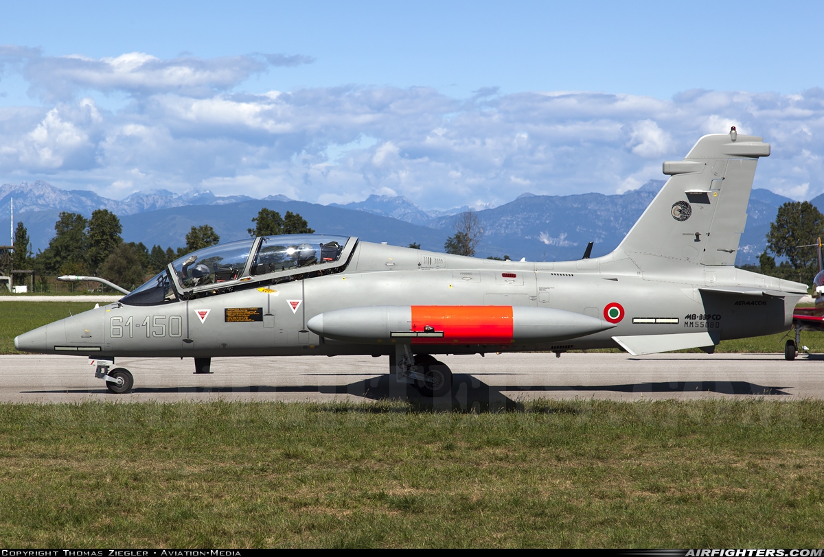 Italy - Air Force Aermacchi MB-339CD MM55080 at Rivolto (LIPI), Italy