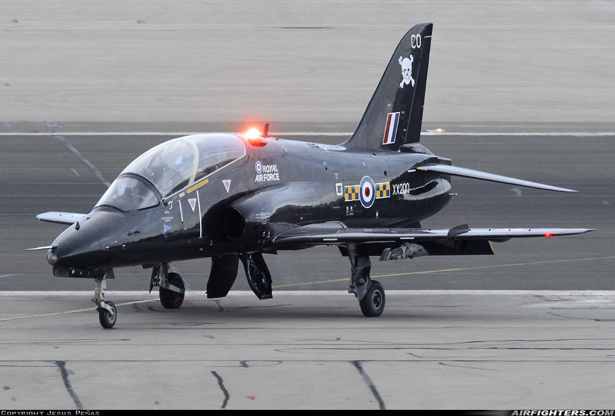 UK - Air Force British Aerospace Hawk T.1A XX200 at Gibraltar - North Front (GIB / LXGB), Gibraltar