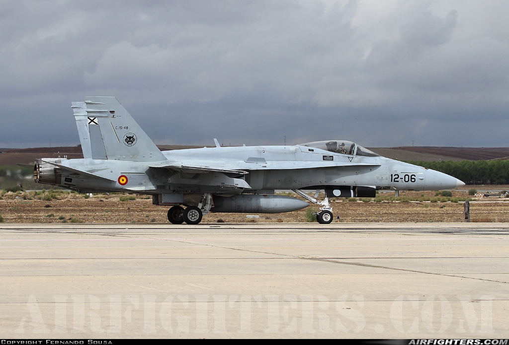 Spain - Air Force McDonnell Douglas C-15 Hornet (EF-18A+) C.15-48 at Madrid - Torrejon (TOJ / LETO), Spain