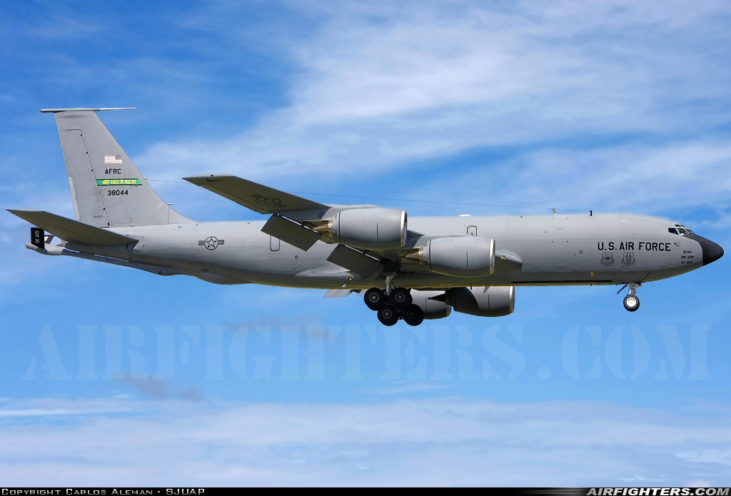 USA - Air Force Boeing KC-135R Stratotanker (717-100) 63-8044 at San Juan - Luis Munoz Marin Int. (SJU / TJSJ), Puerto Rico