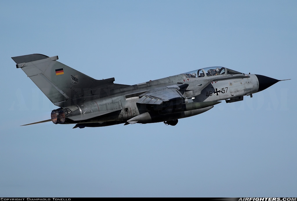 Germany - Air Force Panavia Tornado ECR 46+57 at Decimomannu - (DCI / LIED), Italy