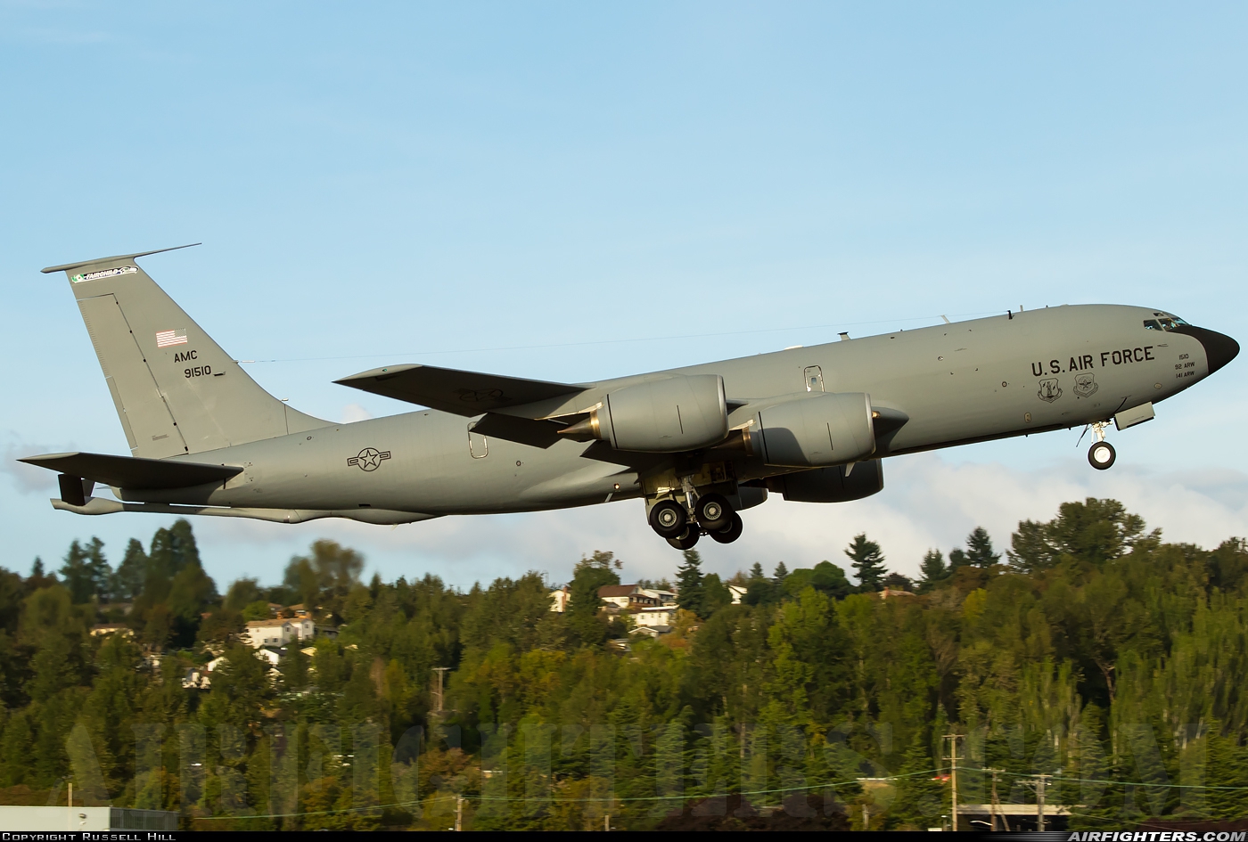 USA - Air Force Boeing KC-135T Stratotanker (717-148) 59-1510 at Seattle - Boeing Field / King County Int. (BFI / KBFI), USA