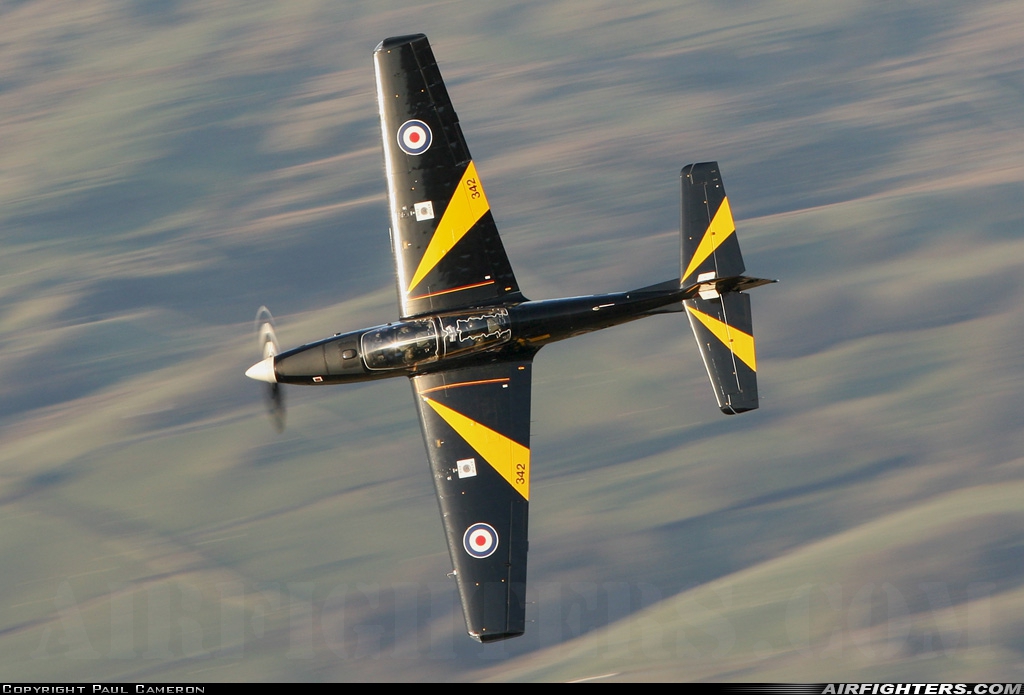 UK - Air Force Short Tucano T1 ZF342 at Off-Airport - Machynlleth Loop Area, UK