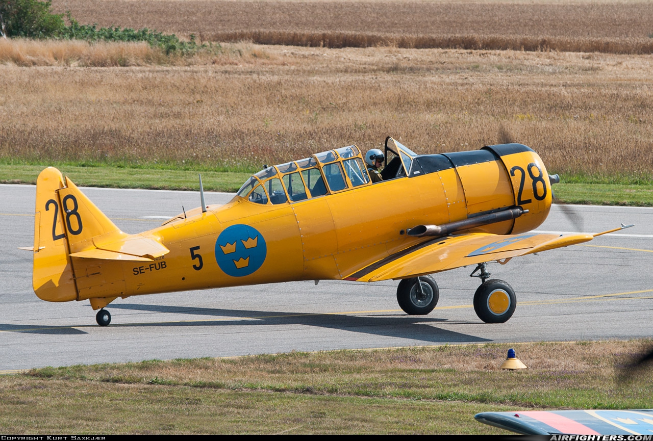 Private - Swedish Air Force Historic Flight Noorduyn Sk16A (Harvard IIb) SE-FUB at Stauning (STA / EKVJ), Denmark