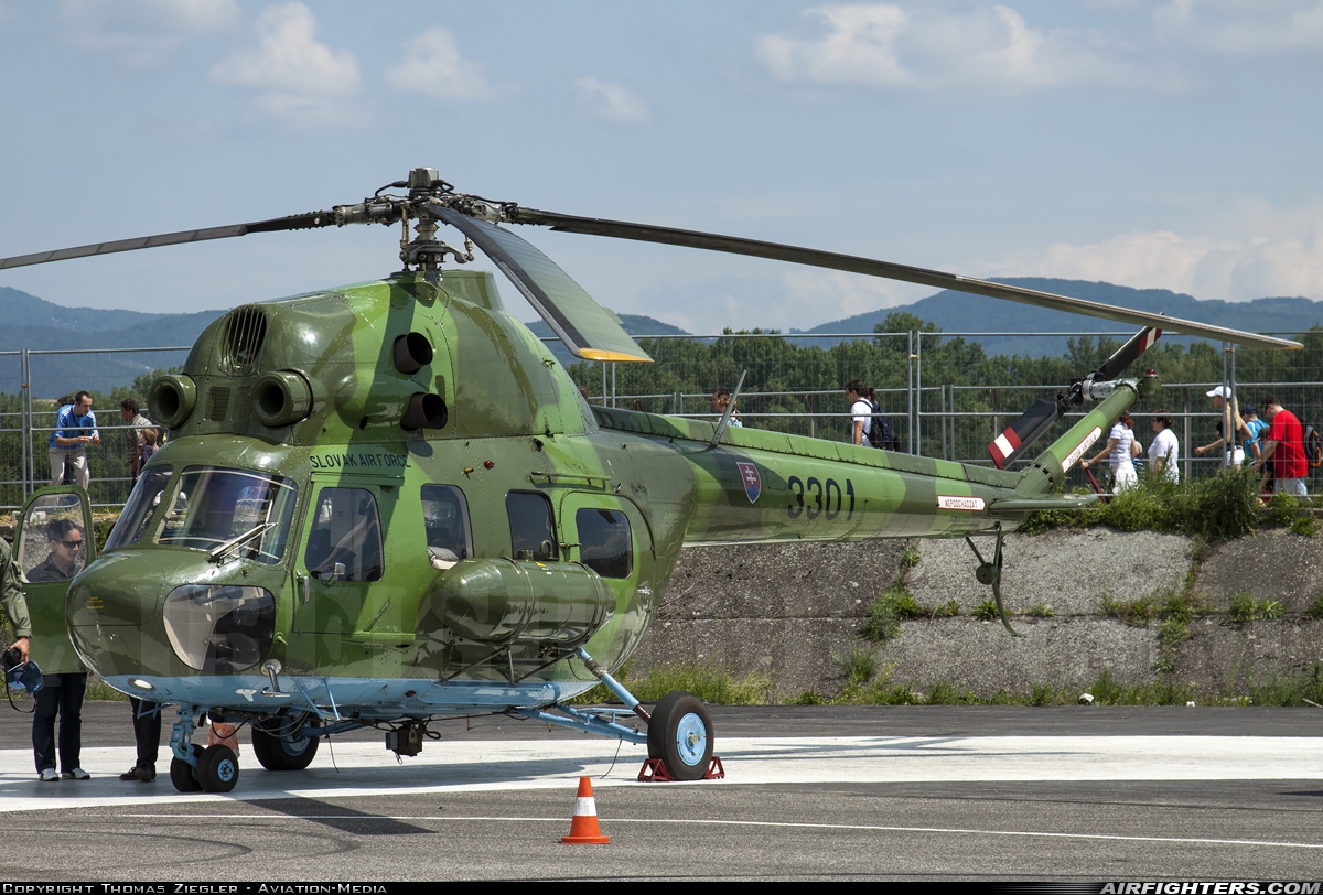 Slovakia - Air Force Mil Mi-2 3301 at Piestany (PZY / LZPP), Slovakia
