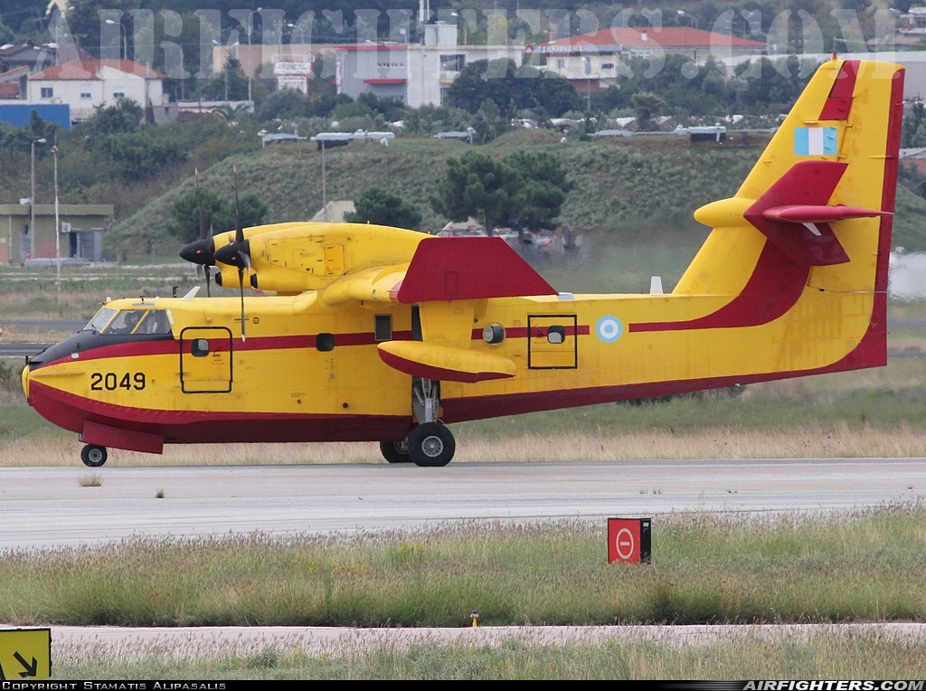 Greece - Air Force Canadair CL-415GR 2049 at Thessaloniki - Makedonia (Mikra) (SKG / LGTS), Greece