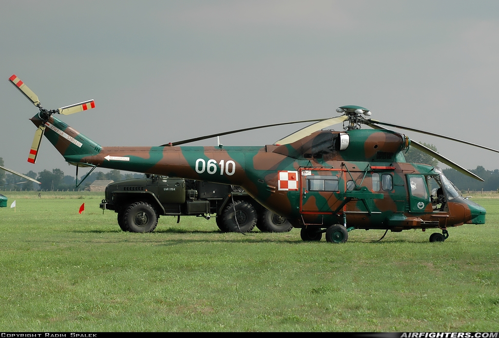Poland - Army PZL-Swidnik W-3W Sokol 0610 at Inowroclaw (- Latkowo) (EPIN / EPIR), Poland